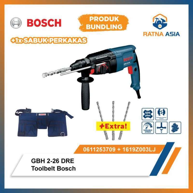 Manual Bosch Gbh2 Mesin Bor Beton Bosch GBH 2-26 DRE Rotary Hammer