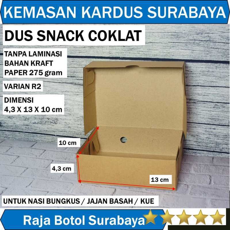 Snack Box Cd R Jual Dus Snack Box R2 R5 Kraft Coklat Di Seller Raja Botol - Mulyorejo ...