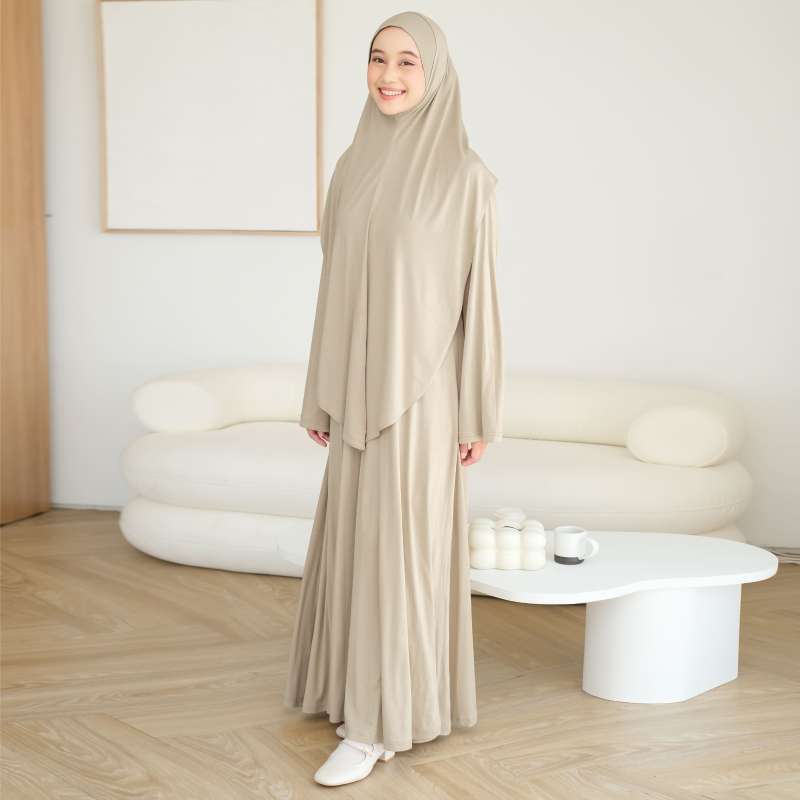 Promo Lozy Hijab Saira Abaya Set gamis Rayon Abaya Set Kerudung Sand Diskon 16 Di Seller Lozy Hijab Official Store Sukamanah Kota Tasikmalaya Blibli
