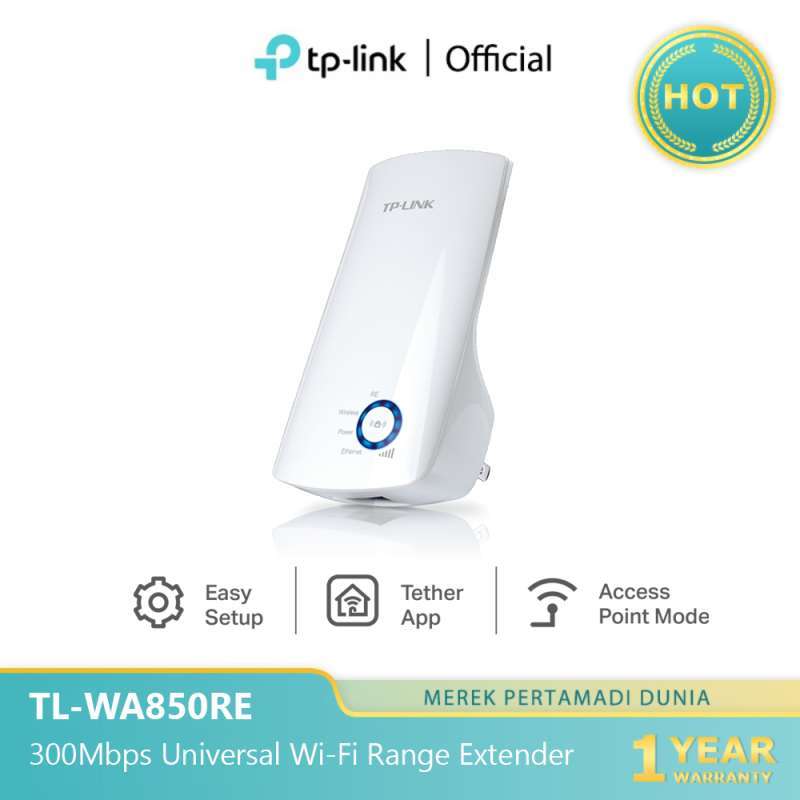 CPL Et Wifi Extender TP-LINK TL-WA850RE - 300 Mbps - Occasion