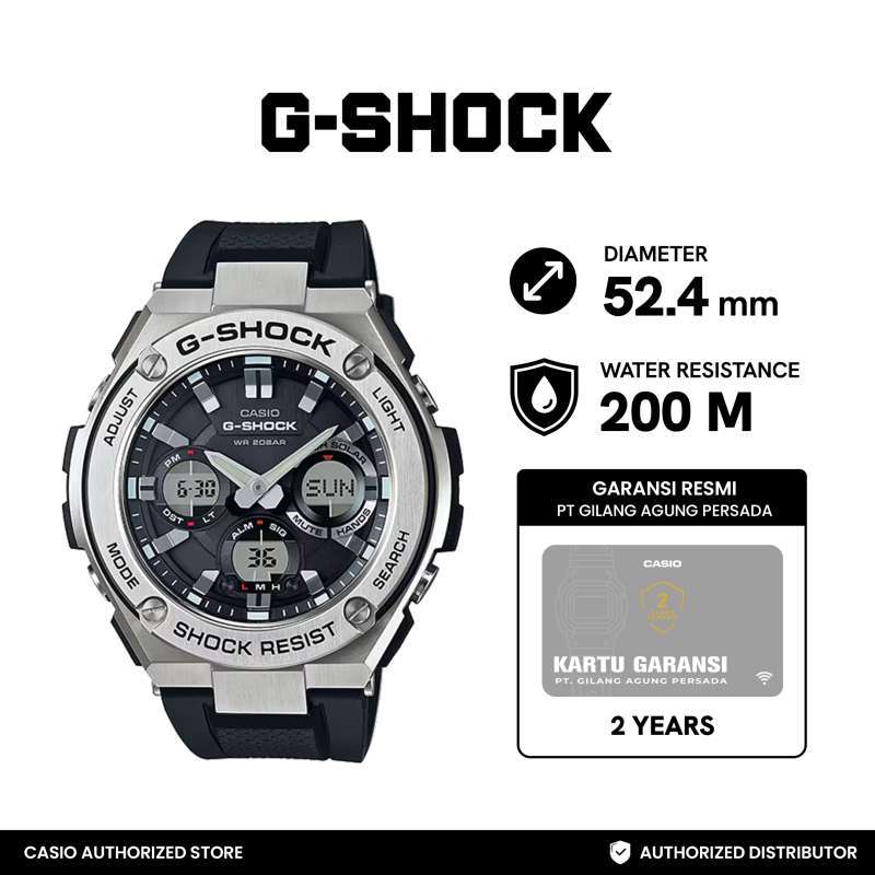 Jam Tangan G Shock Gst S110 Manual Casio G Shock G Steel GST S110D