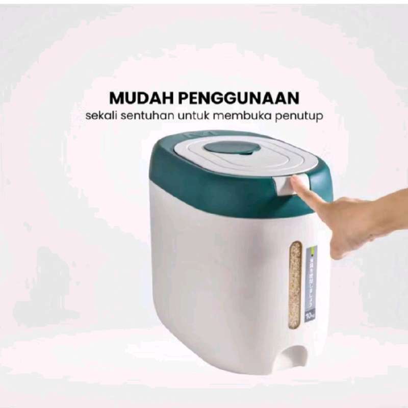 Jual Dispenser Beras Rice Box Dan Kacang 5kg / Rice Box Tempat ...