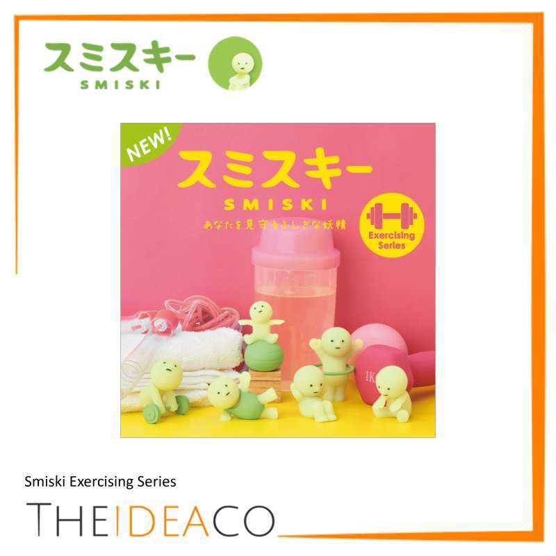 Jual Smiski Collectible Items - Exercising Series Glow In The Dark Toy ...