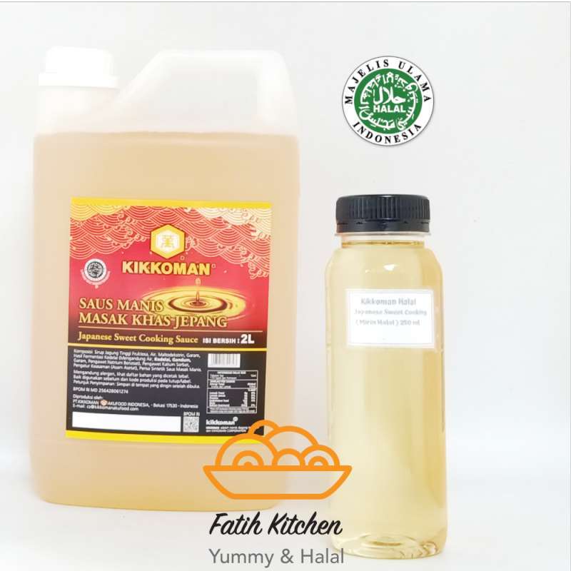 Jual Kikkoman Saus Manis Masak Khas Jepang Halal 250 ml Repack