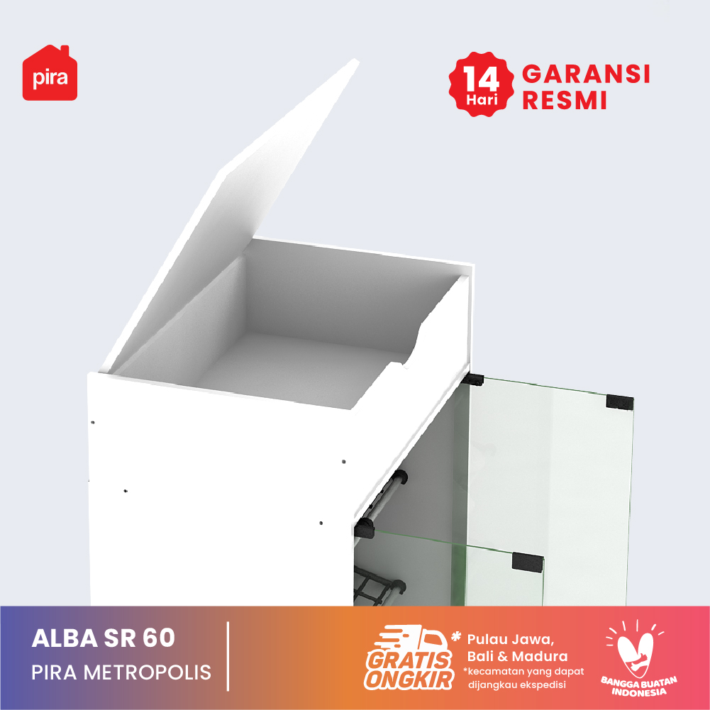 Promo Pira Metropolis - Alba Sr 60 Rak Sepatu - White Diskon 23% Di ...