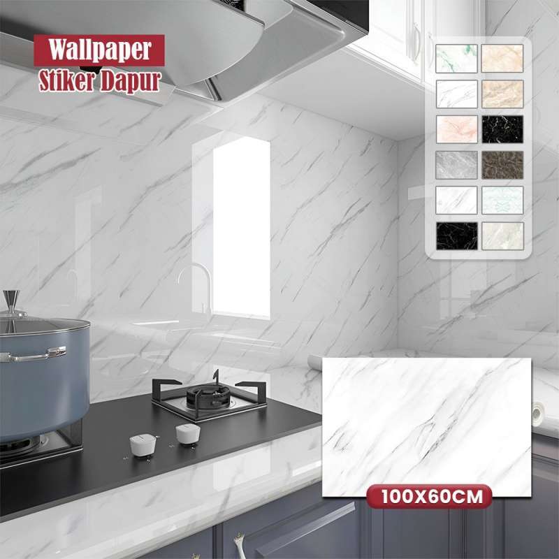 Wallpaper Marmer Glosy Premium