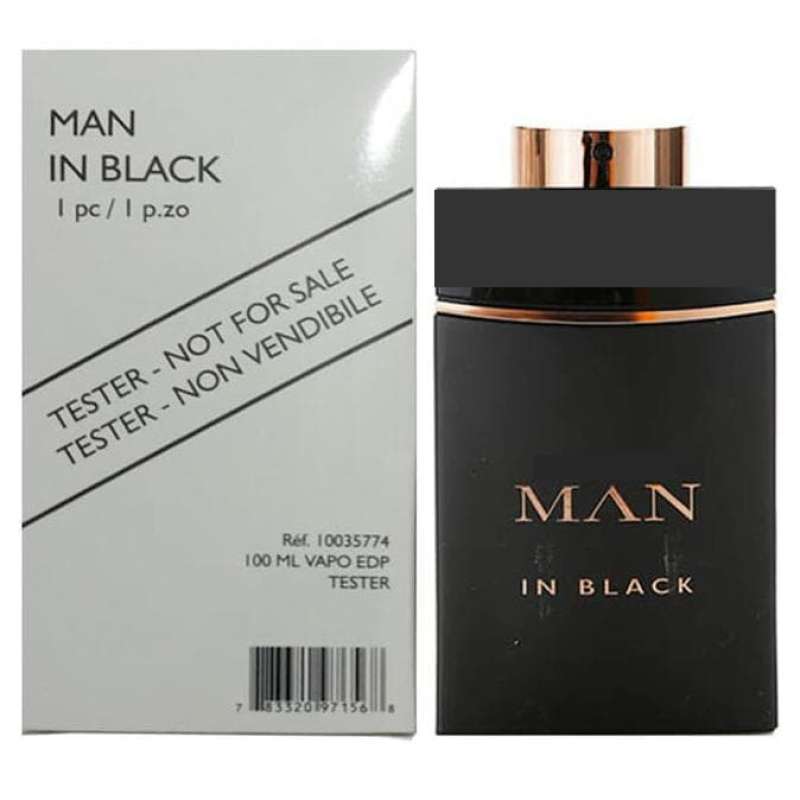 Tester bvlgari man in black discount