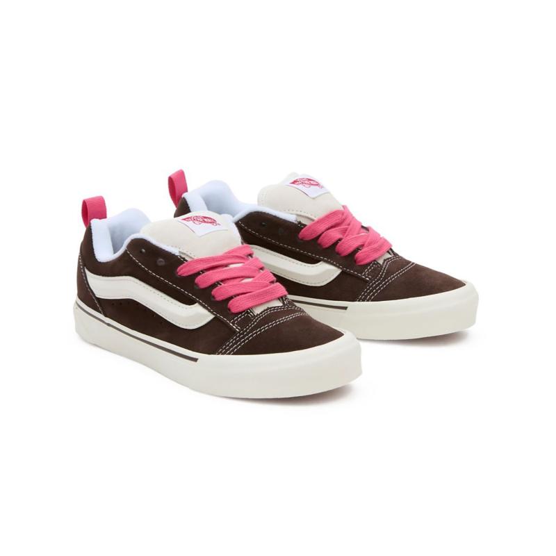 Jual Vans Knu Skool Retro Color Brown/true White vn0009qcbf2 Di