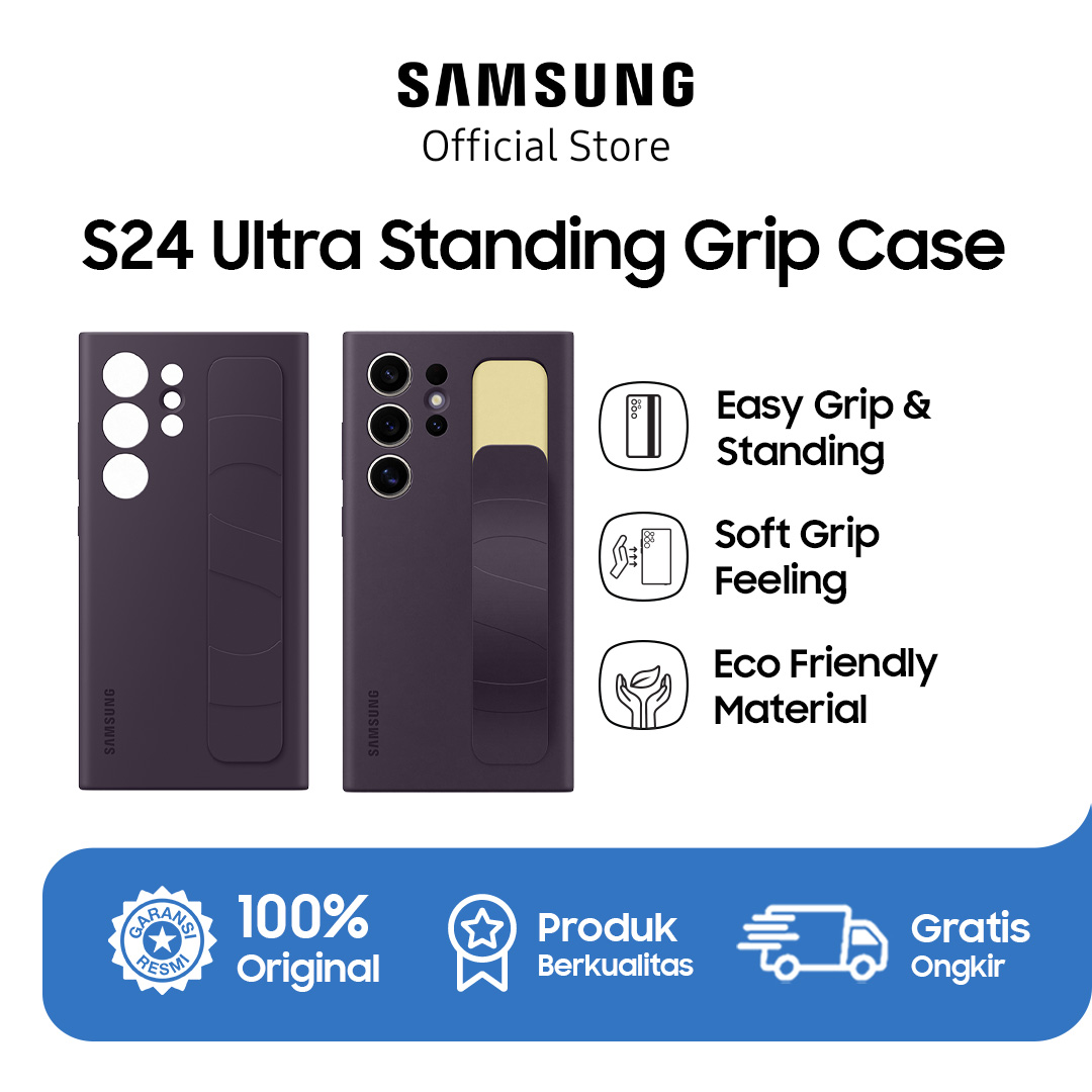 Jual Samsung Galaxy S24 Ultra 5G Accessories Standing Grip - Dark Violet di  Seller  - Gudang Blibli
