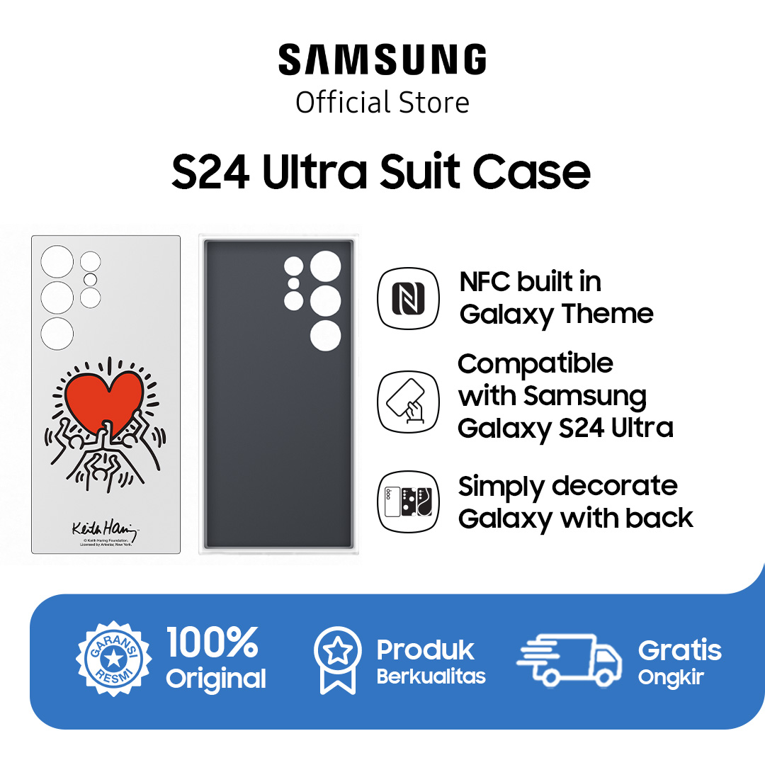 Jual Samsung Galaxy S24 Ultra 5G Accessories Suit Case [Free