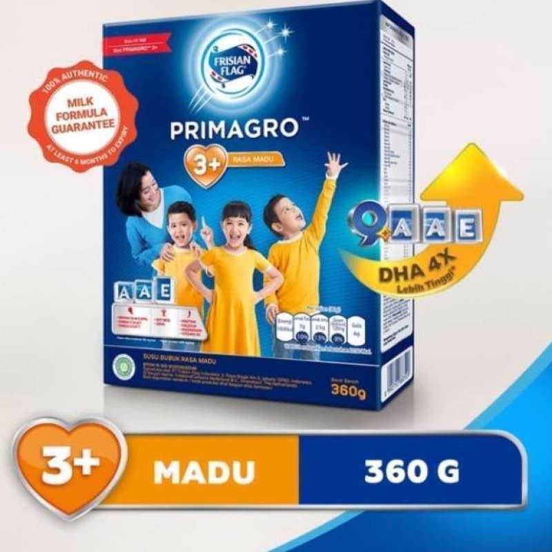 Jual Frisian Flag 3+ Susu Bubuk Pertumbuhan Madu 360 Gram Di Seller The ...
