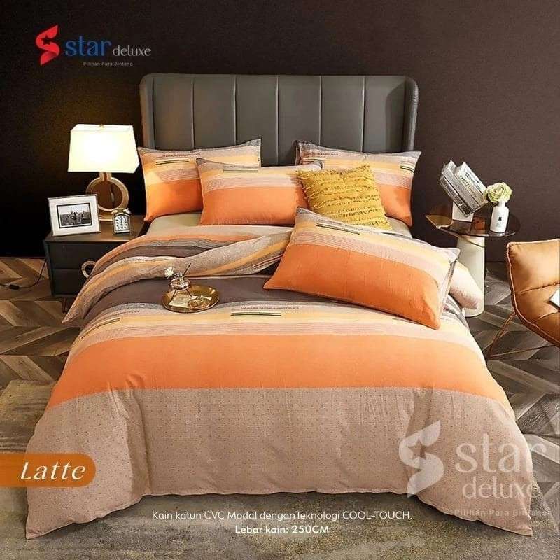 Jual (FREE TAS SEPREI DAN BED COVER) Seprei dan Bed Cover Katun Lokal
