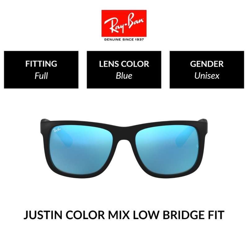 Kacamata Ray Ban Rb 4165 Rb4165 Ray Ban Polarized Blue Mirror Jual
