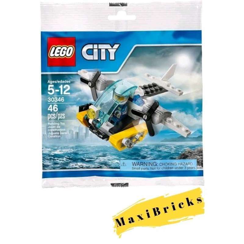 Promo Lego City 30346 Prison Island Helicopter Polybag Diskon 34% Di ...