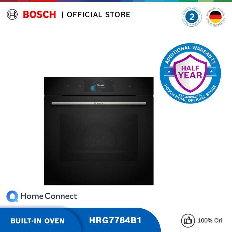 Promo Bosch HRG7784B1 Builtin Oven / Oven Tanam Added Steam Function