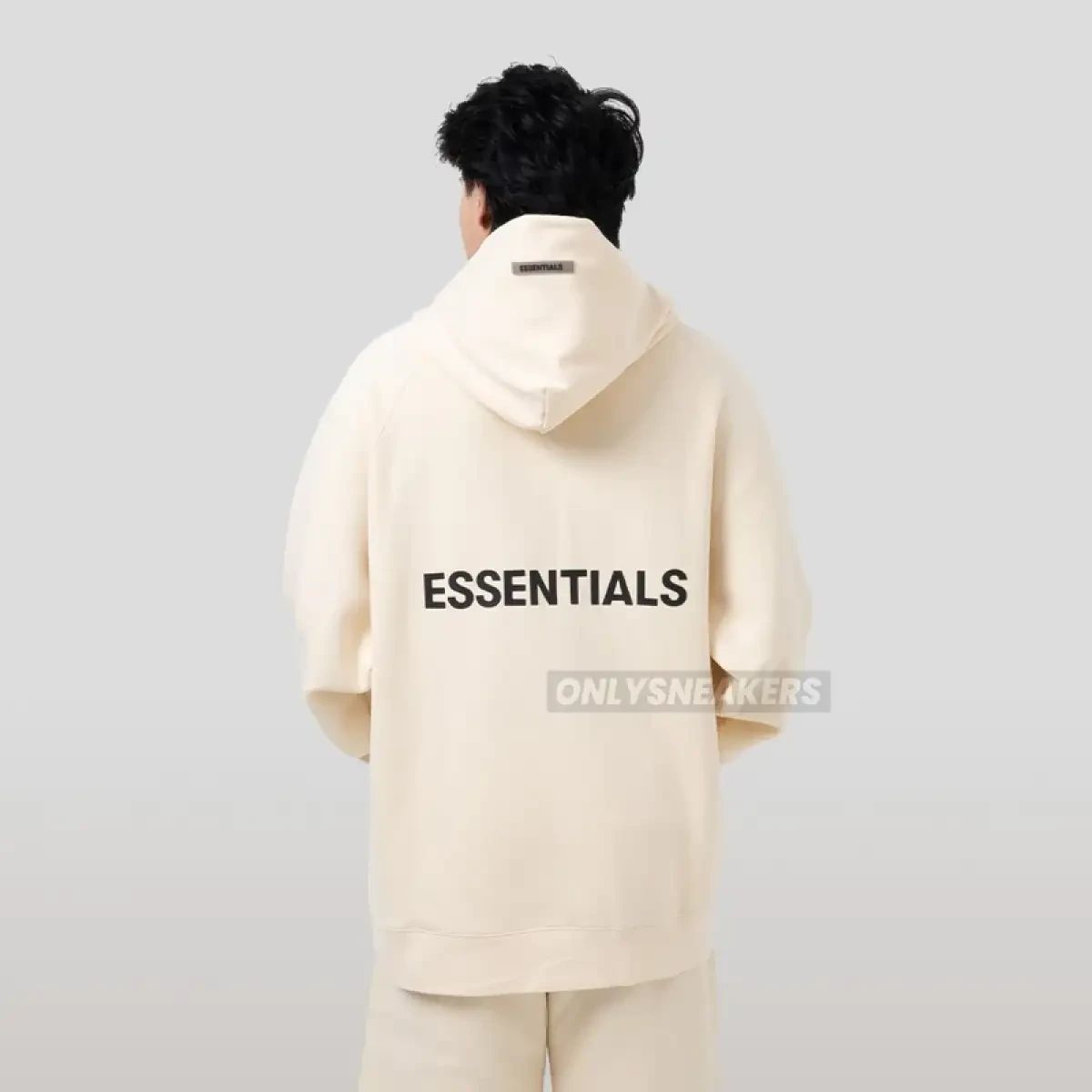 Jual Essentials Silicon Applique Logo Full Zip Cream Di Seller 