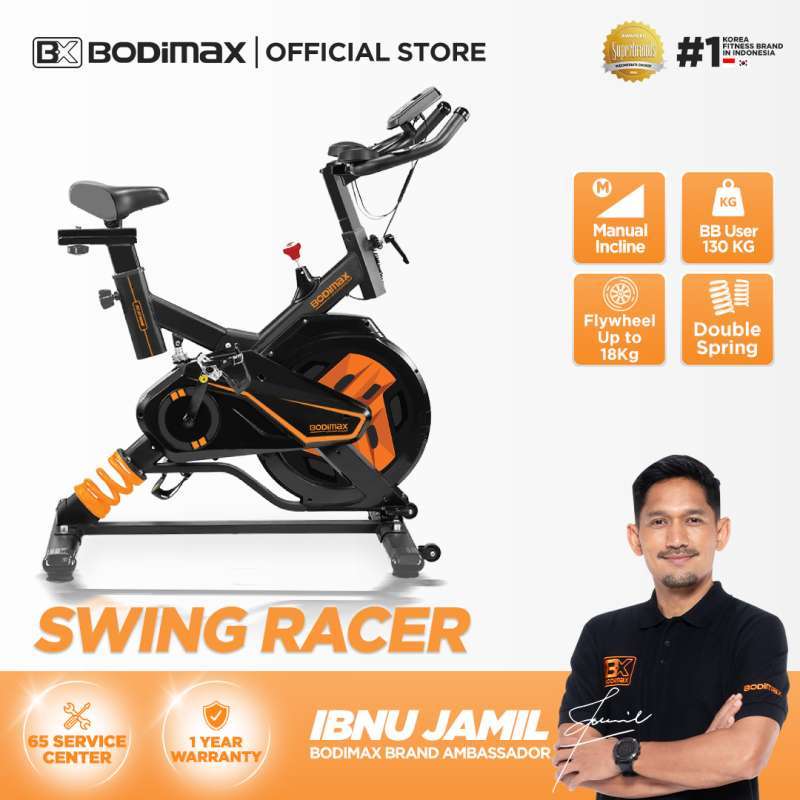 Promo Bodimax Swing Racer Sepeda Statis Spinning Bike Alat