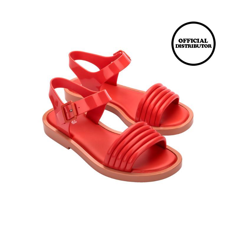 Promo Melissa Mar Wave Ad Sandal Platform Wanita Red Diskon 10