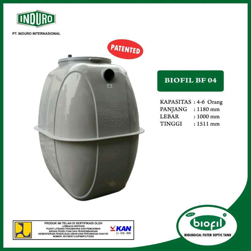Biofil Rambu Jual septic tank biotech, sepiteng biofil 850 liter BE 06 di Seller ...