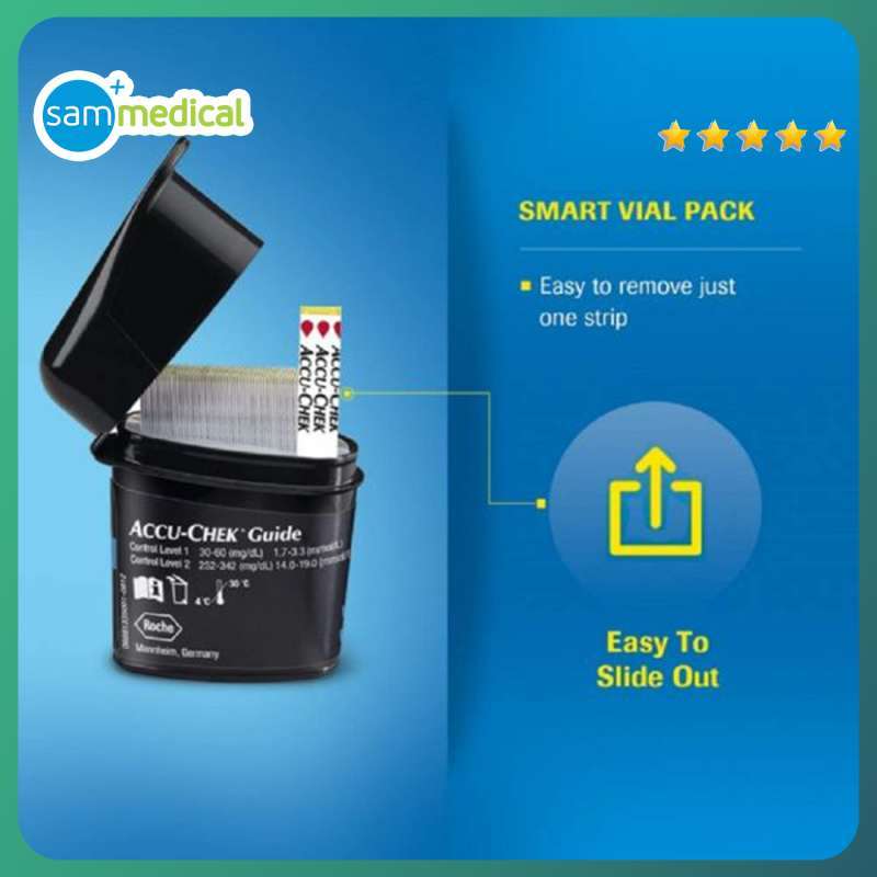 Jual Accu Chek Guide Test Strip - 50 Strip Di Seller Sam Medical ...
