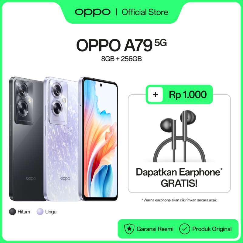 Promo OPPO A79 5g Nfc 8gb/256gb [5000 Mah Battery, 33w Supervooc  