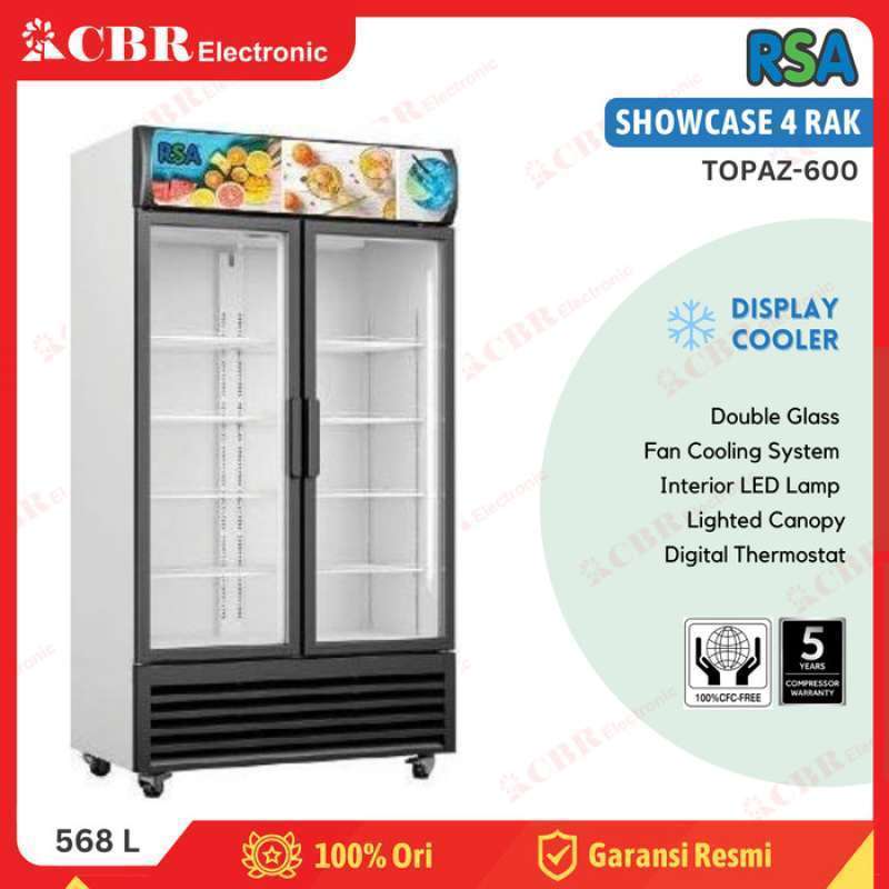 Jual Showcase Display Cooler Rsa 4 Rak Topaz-600 Di Seller Cbr ...