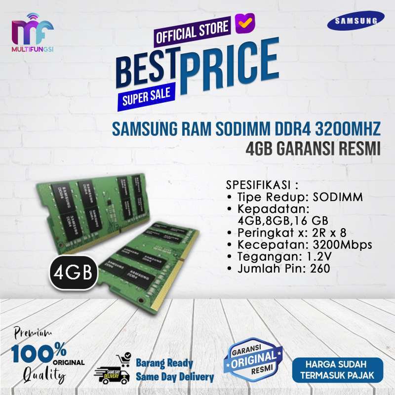 Ddr4 3200mhz Samsung Ddr4 8gb Ram Laptop Samsung RAM Sodimm DDR4
