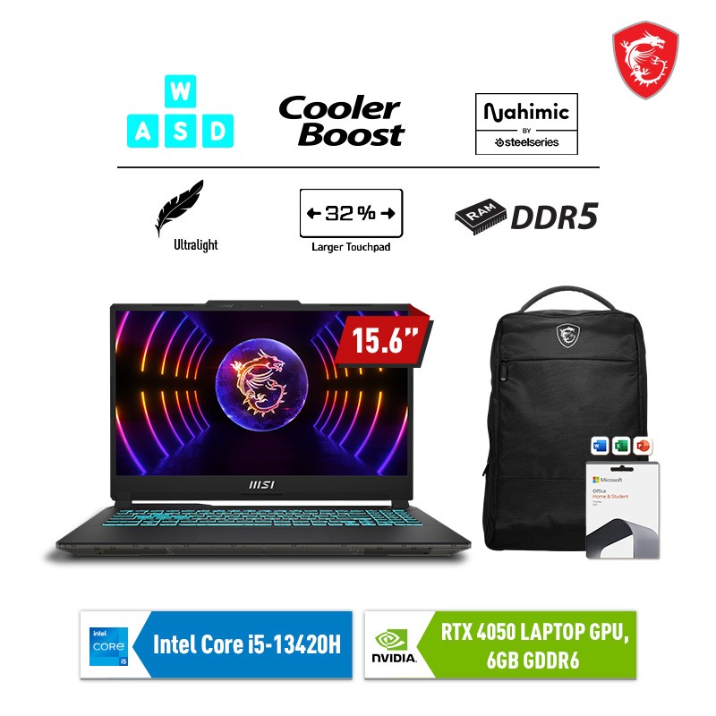 Ordinateur portable MSI Thin 15 B13UC-409XES 15,6 pouces i5-13420H 16