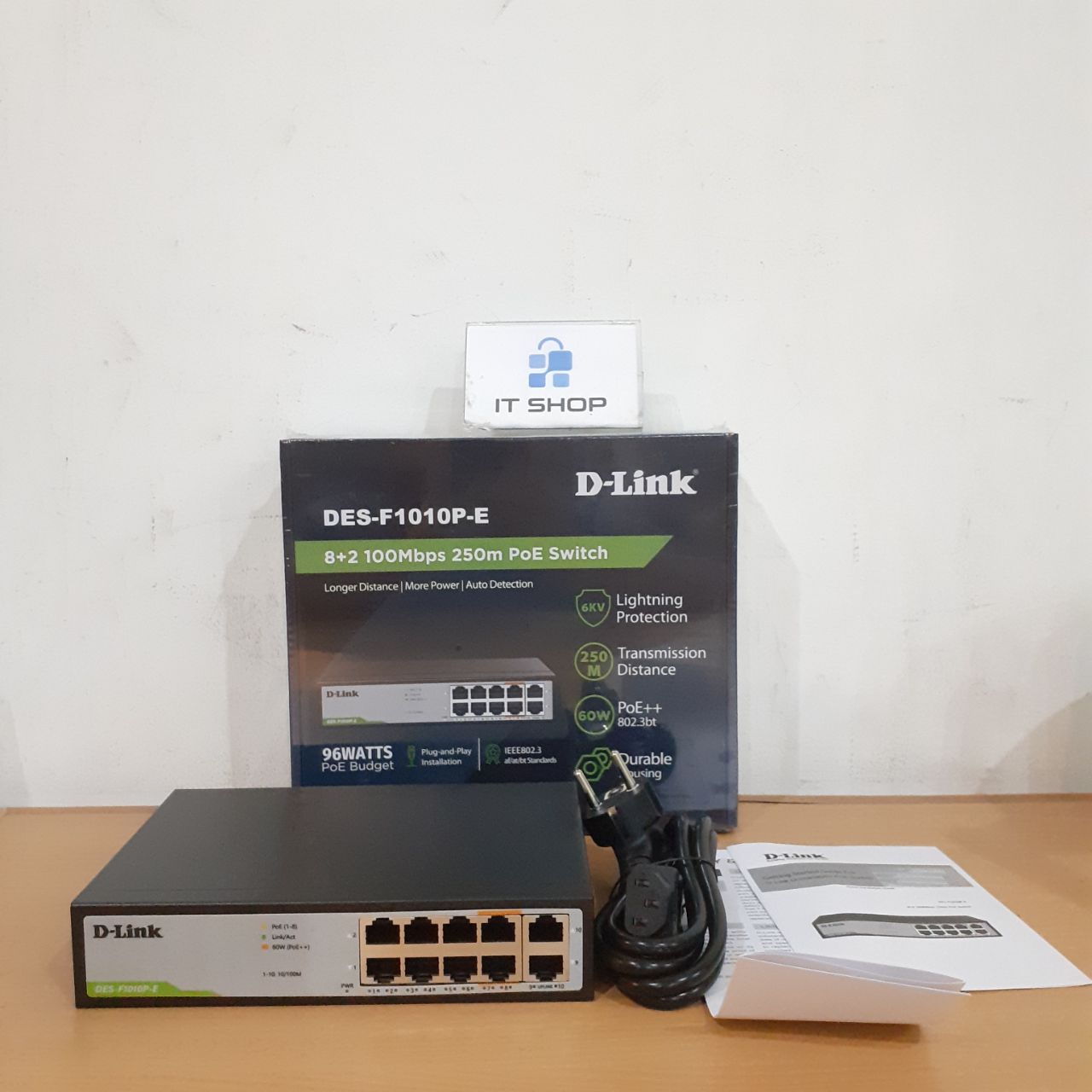 Jual D-link Poe Switch Hub Des F1010p-e Di Seller It Shop Official ...