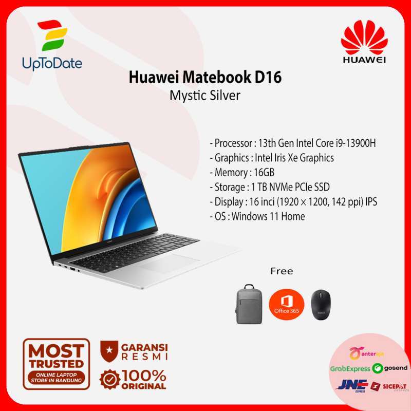 Promo Huawei Matebook D16 Intel Core I9-13900h 16gb 1tb Ssd 16 W11 ...