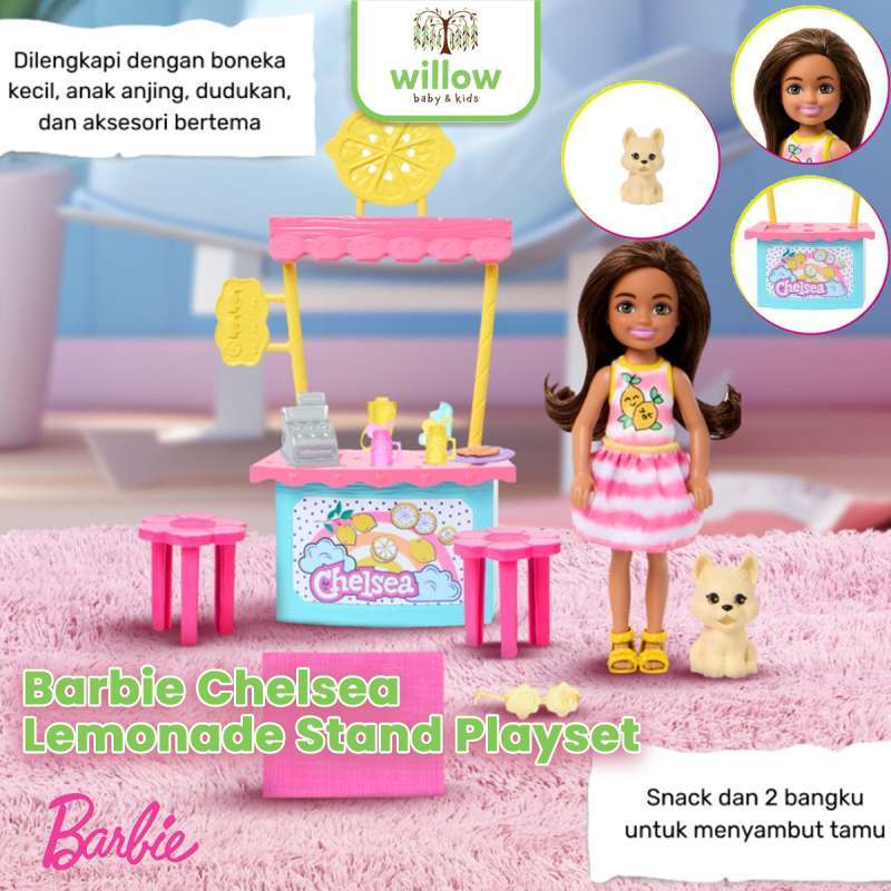 Jual Mainan Boneka Karakter Bar-bie Chelsea Lemonade Stand