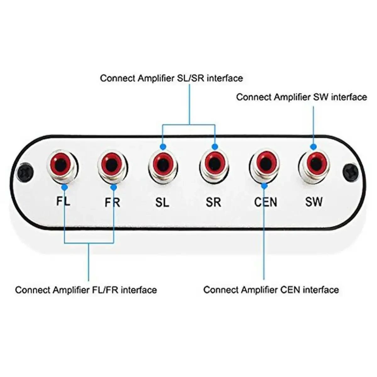 Jual Hd51-a Digital Surround Decoder To Active Speaker 5.1 Converter ...