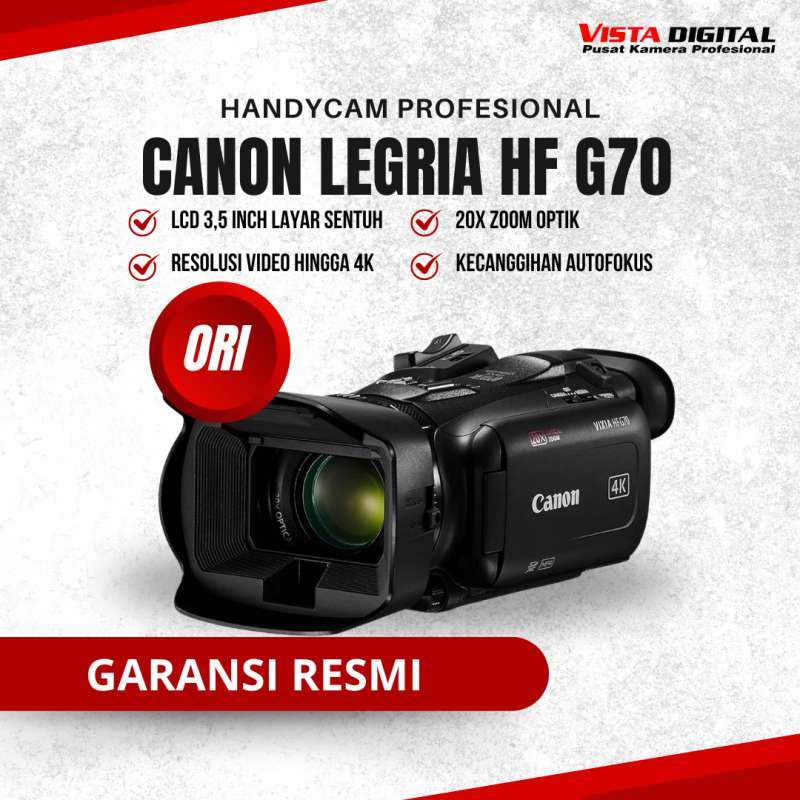 Jual Canon Legria Hf-g70 Camcorder Garansi Resmi Di Seller Vista