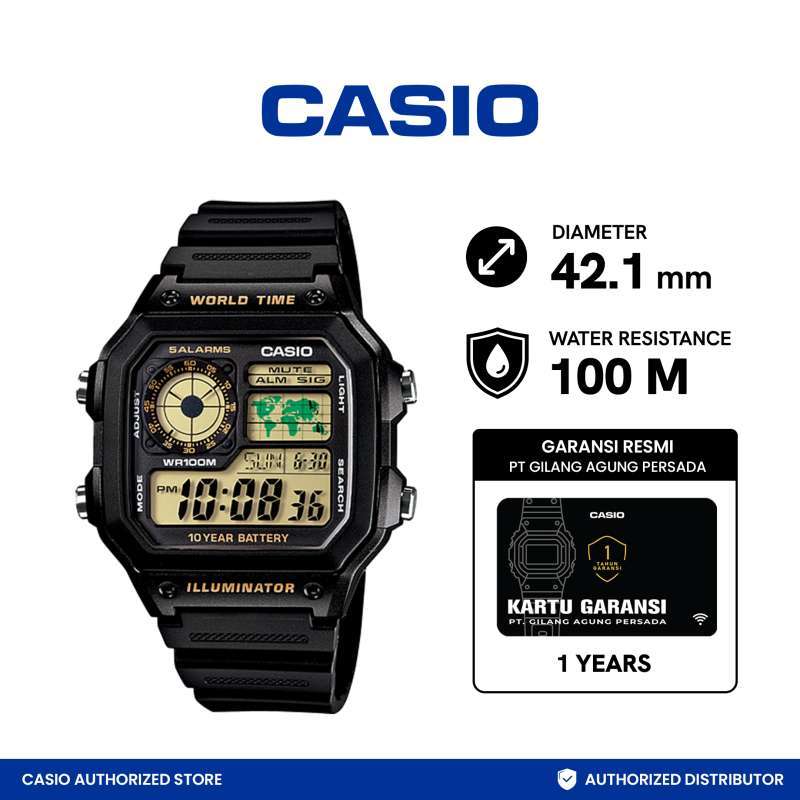 Harga casio illuminator wr50m clearance