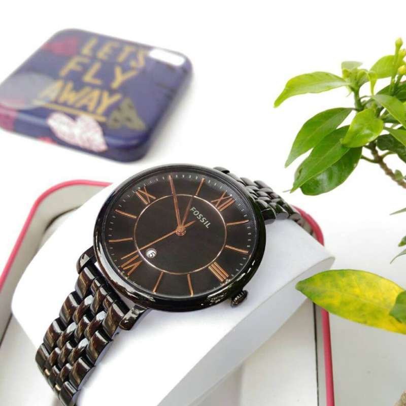 Promo Jam Tangan Wanita Fossil Es3614 Jacqueline Black Dial Black Stainless Steel Diskon 53 Di Seller Toko Zipper Official Store Semolowaru Kota Surabaya Blibli