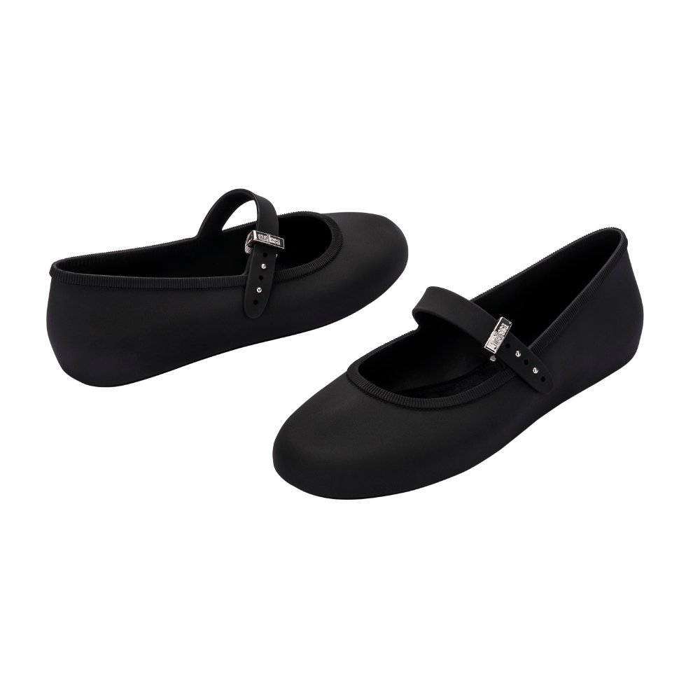 Jual Melissa Soft Ballerina Ad Sepatu Flat Black 41-42 Di - Main Image