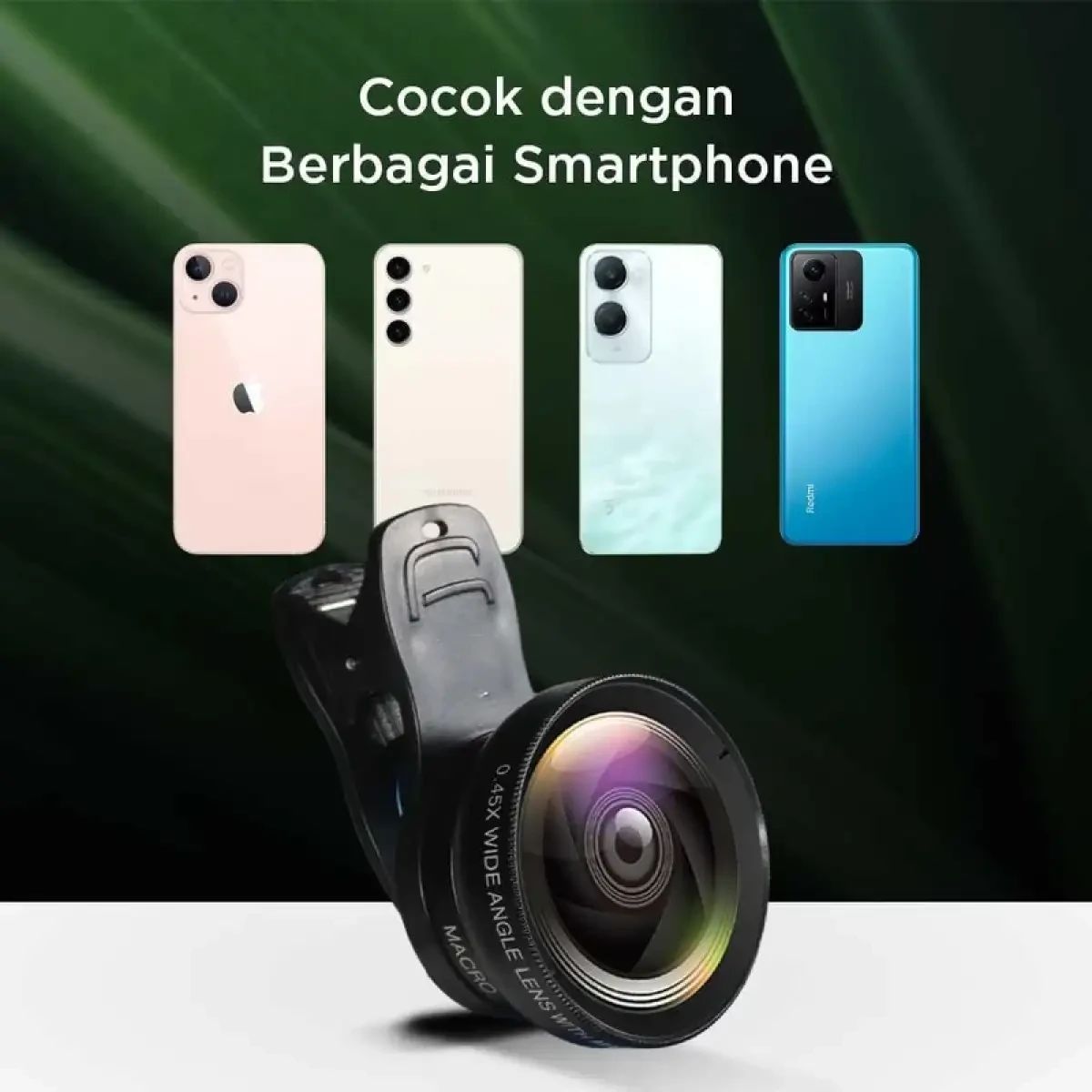 Promo Lemonbest Lensa Kamera Hp Smartphone 2in1 Macro 12.5x Wide 0.45x ...