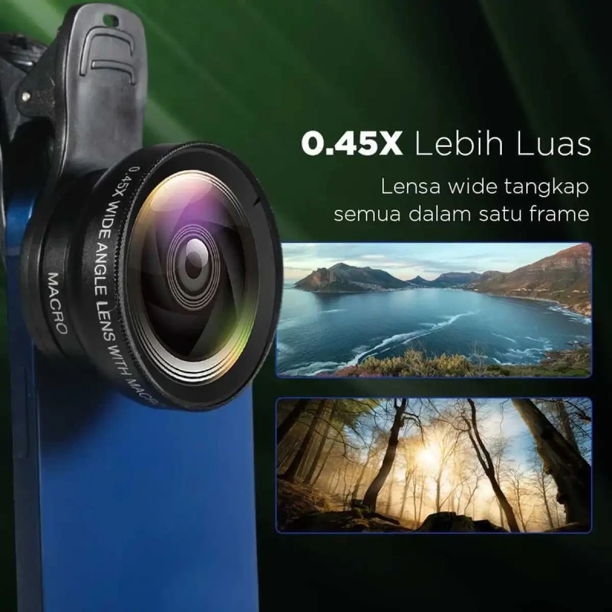 Jual Lemonbest Lensa Kamera Hp Smartphone 2in1 Macro Wide - Eksplorasi ...