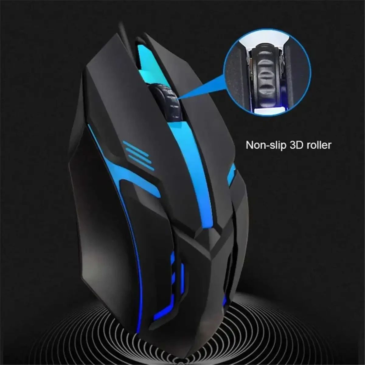 Promo Ldkai Mouse Gaming Wired USB Rgb Optical 3 Key 1200dpi - X1 ...