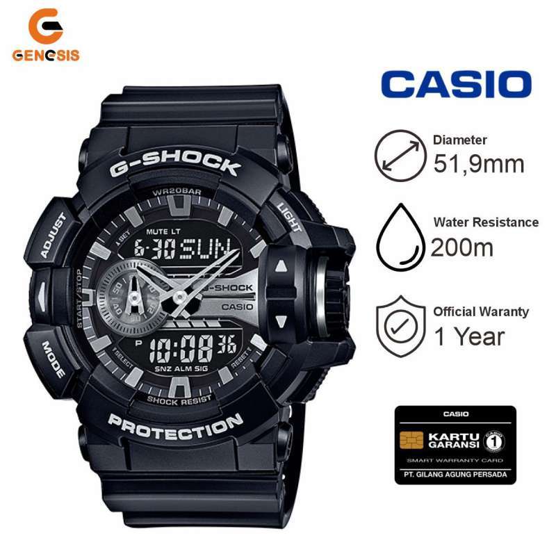 Promo Jam Tangan Pria Casio G shock Ga 400gb 1adr Dual Time Analog Digital Diskon 76 Di Seller Toko Genesis Surabaya Official Store Toko Genesis Surabaya Kota Surabaya Blibli