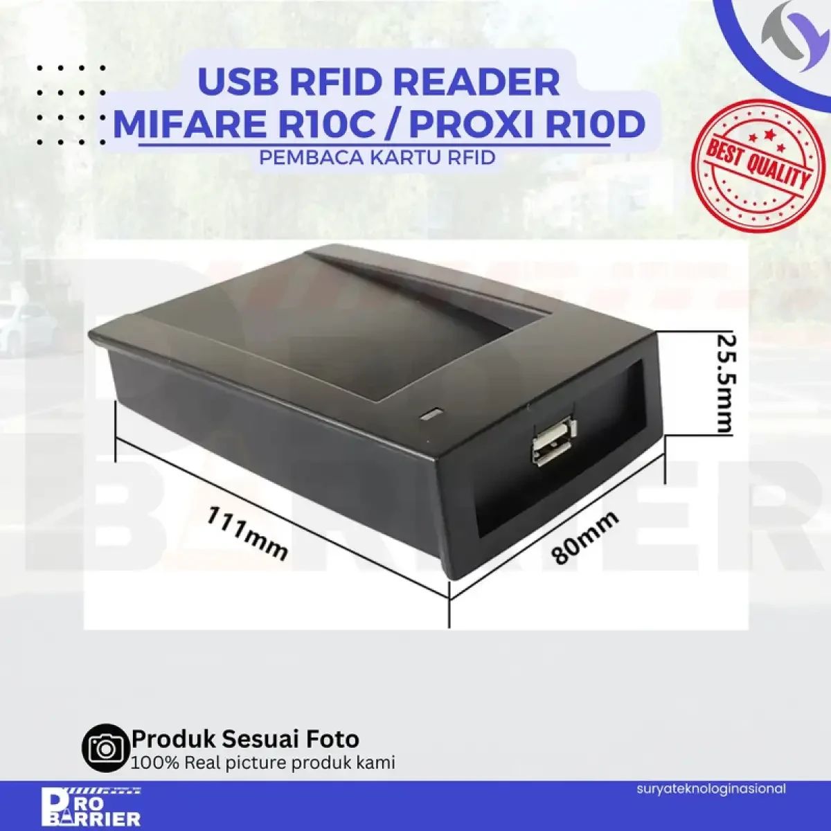 Jual USB Rfid Reader R10 Plug And Play - Pembaca Kartu Member Parkir ...