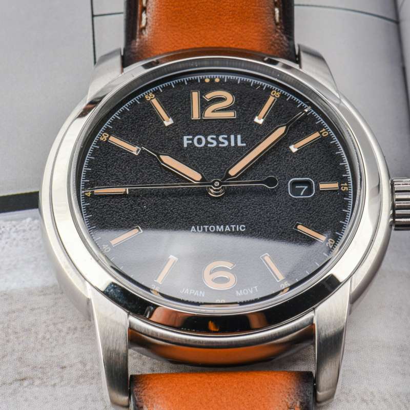 Jam Tangan Fossil Luggage Leather Watch Jam Tangan Pria Fossil