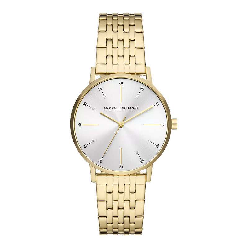 Stainless Steel Armani Exchange Womens Watches Jam Tangan Wanita