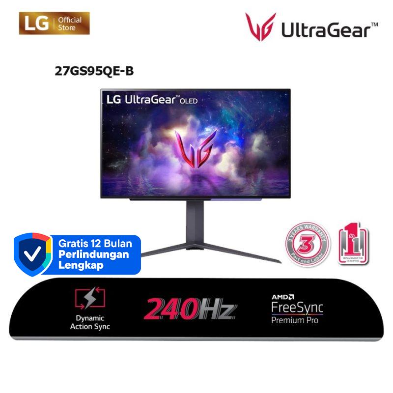 LG 27GS95QE 27 Inch Gaming Monitor UltraGear OLED QHD Display 240Hz and  FreeSync Premium Pro