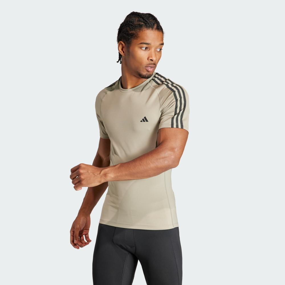 Promo Adidas Men Training T shirt Techfit 3 stripes Baju Fitness Pria ir7418 Diskon 35 Di Seller Adidas Sports Official Store Gudang Blibli Blibli