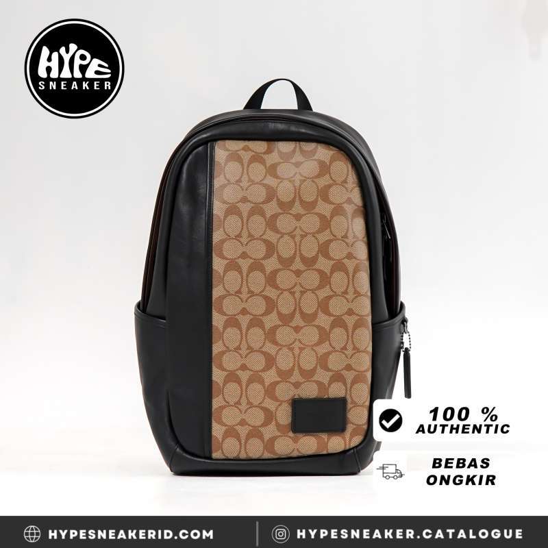 Jual Tas Coach Cc Monogram Brown Half Leather Black Backpack 40x27x14cm 100 Original Di Seller Hypesneaker.idn Official Store Hypesneaker.id Kota Semarang Blibli