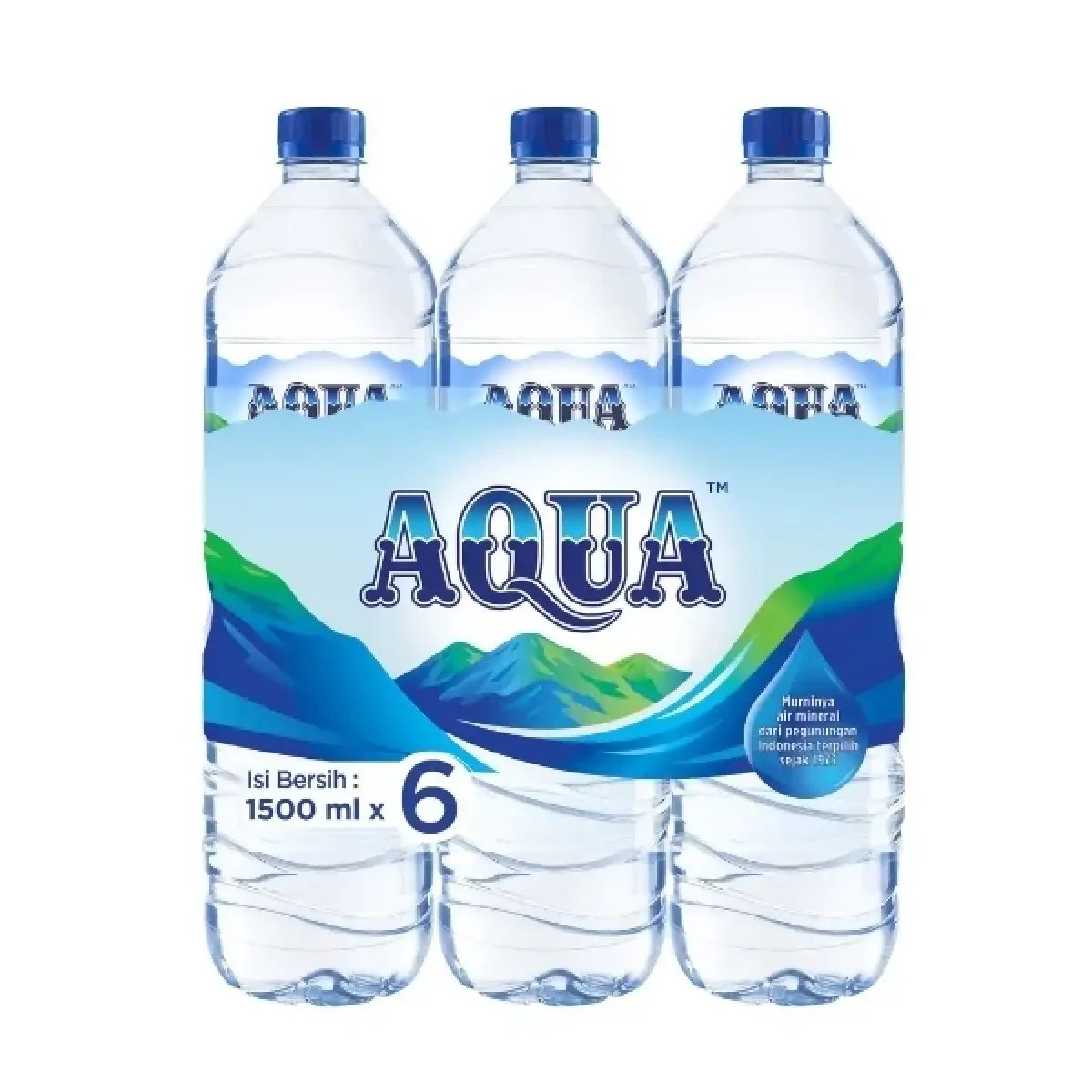 Promo Aqua Air Mineral Botol 1500 Ml Banded 6 Diskon 17% Di Seller ...