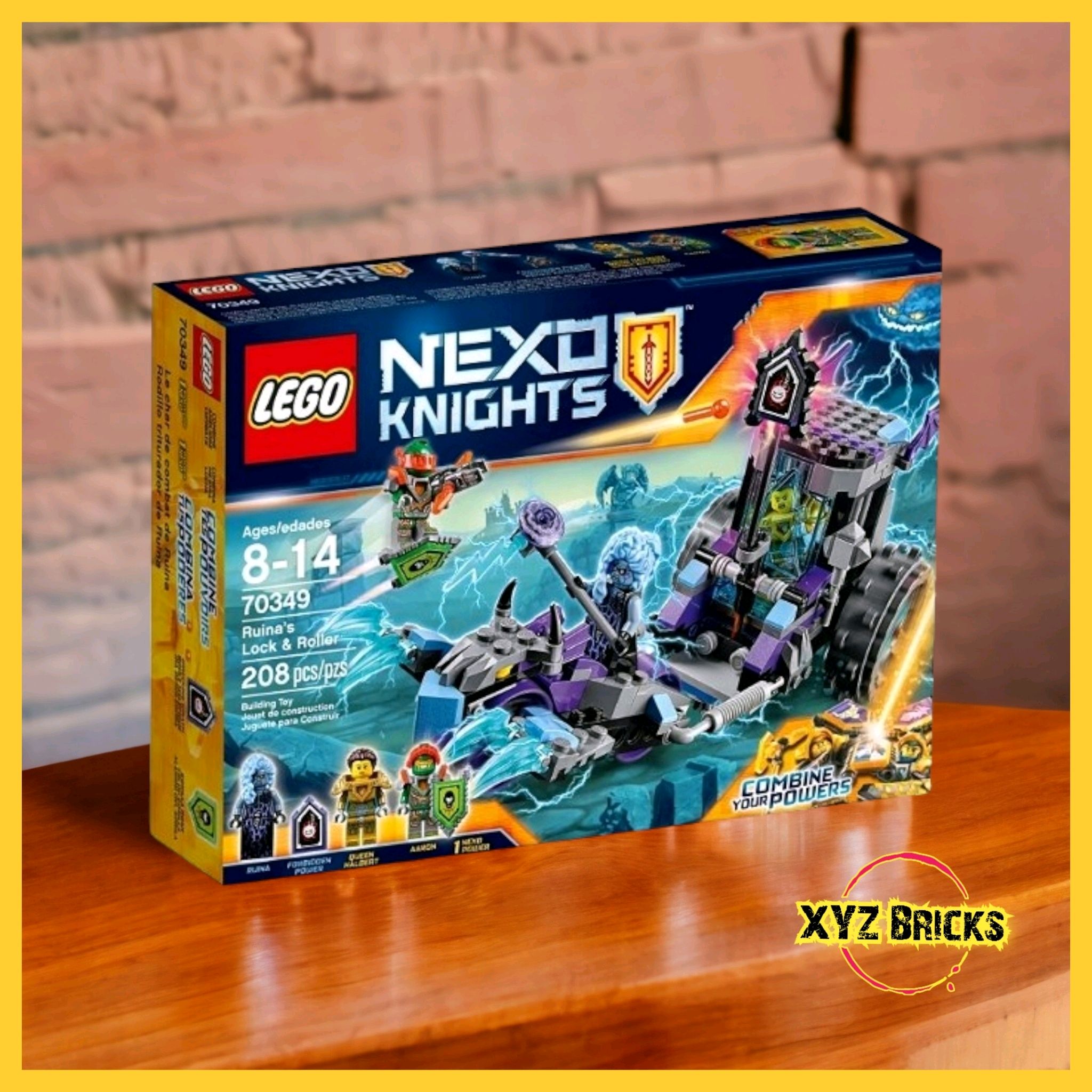 Promo Lego Nexo Knights 70349 Ruina s Lock Roller Mainan Blok