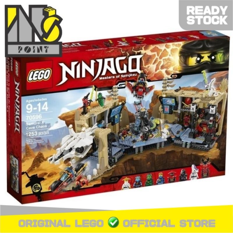 LEGO 70596 Ninjago Samurai X Cave Chaos Blocks & Stacking Toys
