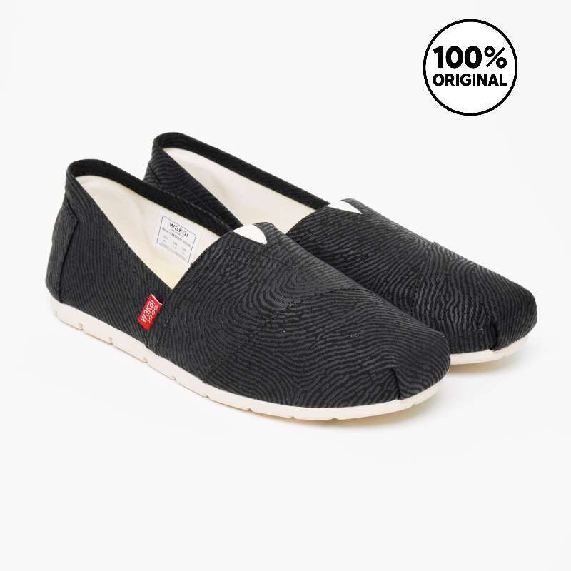 Wakai WAK CM02301 SOLID BLACK Slip On